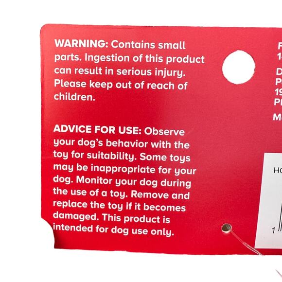 Merry & Bright Snow Big Polar Bear XL Squeaky Dog Toy White Christmas Holiday - Picture 3 of 3